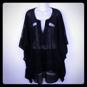 Catherine's caftan swim coverup diamond burnout